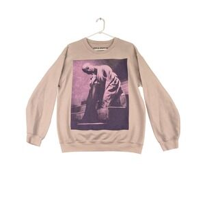 Ariana Grande Sweetener World Tour Graphic Sweatshirt Tan Beige Mens Medium 2019
